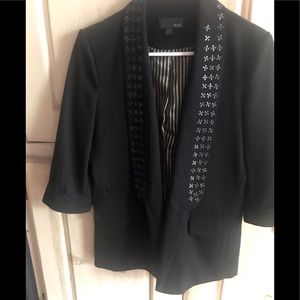 Black Jacket  with vent super nice striped lining